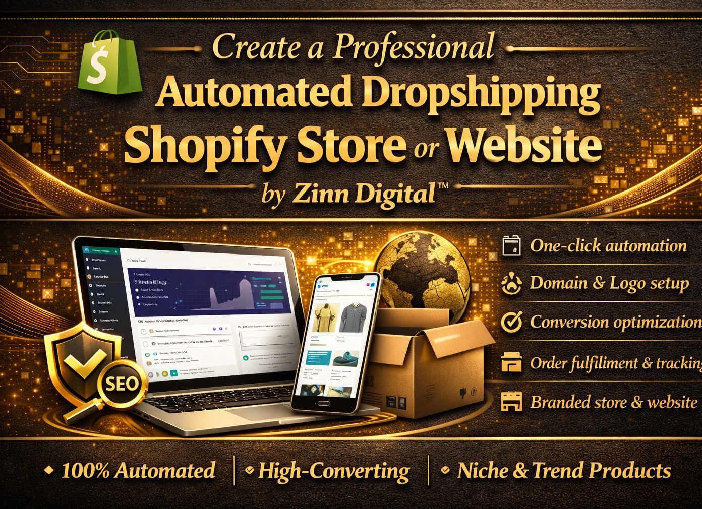 Как создать дропшиппинг-магазин Shopify в 2026 году с нуля